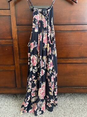 Billabong Dress with Pink & Cream Blooms